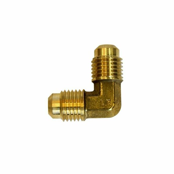 Atc 1/4 in. Flare X 1/4 in. D Flare Brass 90 Degree Elbow 6JC126310721011